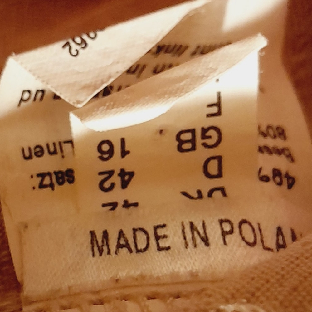 Kello Ladies Designer Linen Jacket, 42, Natural Linen - Picture 3 of 4